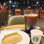 スターバックスコーヒー - アイスコーヒー＆あんバターサンド＆試供品