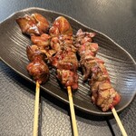 炭火やきとり 朧 - 名古屋コーチンのレバー