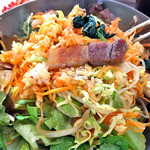 コッテジ - たっぷり野菜とサムギョ オン・ザ・ビビンバ（大盛り）（２０１４年５月）