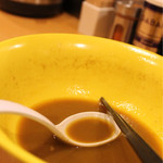 麺屋 すずらん - スープちょい残し