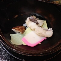 二幸園 - 土瓶蒸しの中身･･･松茸少なっ