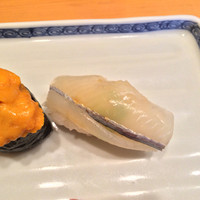 銀座寿司幸本店 丸ビル店 - さより昆布締め