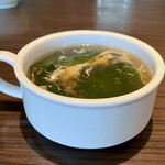 キャトルラパン - ランチの玉子スープ
