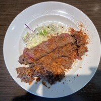 キャトルラパン - ステーキランチ400g毛沢東スパイス 上から