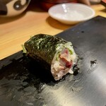 鮨一 - さんまと薬味の細巻き