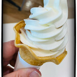 千本松牧場ソフトクリーム - ミルク♫