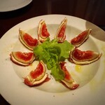 ワインダイニング ナイン - イチジクとクリームチーズの生ハム包