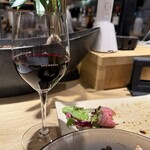 BRACERIA BAR BRIO - びらとり和牛ローストビーフ　赤ワイン