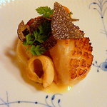 リストランテ ラ・バリック トウキョウ - 北海道のホタテ