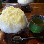 納言志るこ店 - カキ氷2014年食べ初め