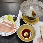 花はす温泉そまやま - 豚しゃぶ