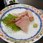 花はす温泉そまやま - 越前産お造り盛り合わせ