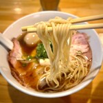 川の先の上 - 腰のある麺。最高です！