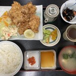 たつみ食堂 - とりから揚げ定食 1,100円