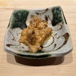 鮨つぐ - あん肝と奈良漬