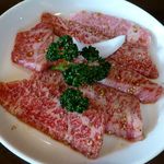 七輪焼肉 炭家 - 和牛カルビ(2014/05/10撮影)