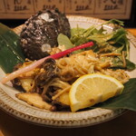 魚市 - アワビ バター焼き
