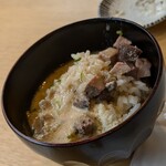 京鴨 いろは - 担々麺のスープで作るチーズリゾット