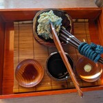 平打蕎麦 やつこま - 無双そばがき全景