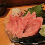 うな清 - 「おつまみ」本まぐろ中とろ￥１，２００