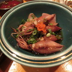 うな清 - ホタルイカ(ポン酢)３００円