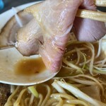 はらや TORI PAITAN RAMEN - (分厚い)豚肩ロースレアチャーシュー