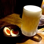 豚小家 - 生ビール　500円