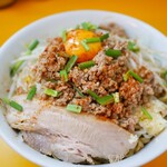 ラーメンエース - 汁なし担々麺　ニンニク少し