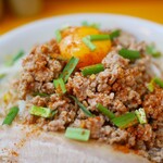 ラーメンエース - 汁なし担々麺　ニンニク少し