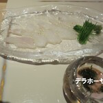 カワハギのお造り