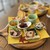 ビストロ オム - 料理写真:季節の前菜7種盛り合わせ ブリの燻製が食感、香り、味ともに美味しい