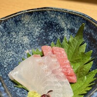 魚菜由良 鼎 - 本マグロと真鯛