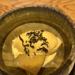 京味 もと井 - 焼きリンゴとミルクアイス　ジャスミン茶葉