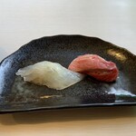峯寿司 - 料理写真:ヒラメ　トロ