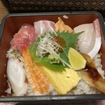 創作和食 ひらた - 海鮮重の海鮮です❣️
