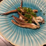 和さび - ゲソも焼いて柚子搾り汁