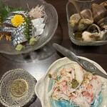 和さび - 蟹の身を取っている間に並びました