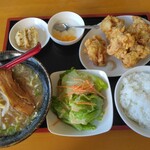 千喜 - 料理写真:日替わりランチ：からあげ
