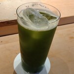 すしやのたい悟 - 奥富園の冷緑茶はノンアルコール時の選択肢の一つです。
