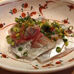 すしやのたい悟 - 鯵刺身は島根県の浜田からの釣り鯵