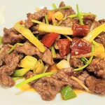陳家私菜 - 国産牛と発酵唐辛子発酵野菜の香り炒め