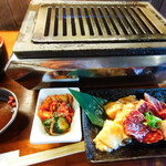 焼肉わきた - ハラミ・ホルモン定食