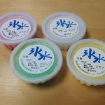 渡辺餅舗 - 今年の夏も「かき氷」上からパチリ