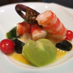 日本料理 みや  - 26年5月　下関新若芽、車海老の黄味酢