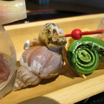 日本料理 みや  - 26年5月　ツブ貝ふくませ煮