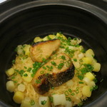 日本料理 みや  - 26年5月　鰆西京味噌とホワイトアスパラの炊込み