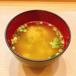 浅草寿司場 ひなと丸  - お味噌汁