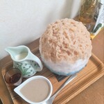 埜庵 - 一番贅沢な栗におかわり練乳