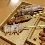 庄や - 焼鳥5本盛り　700円 塩