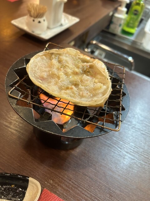 カニ甲羅焼き